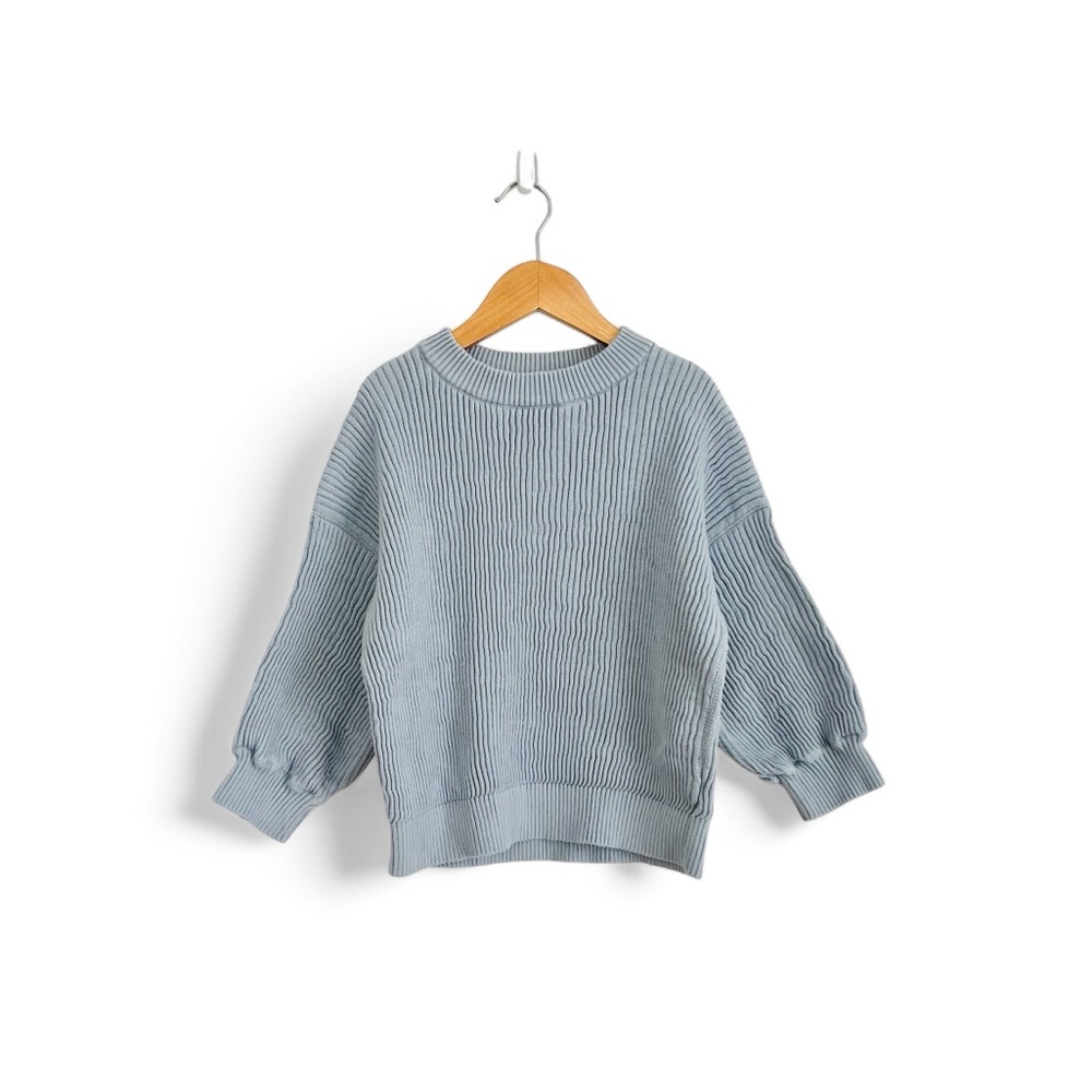 Little Urban Apparel Ribbed Boxy Knit Sweater